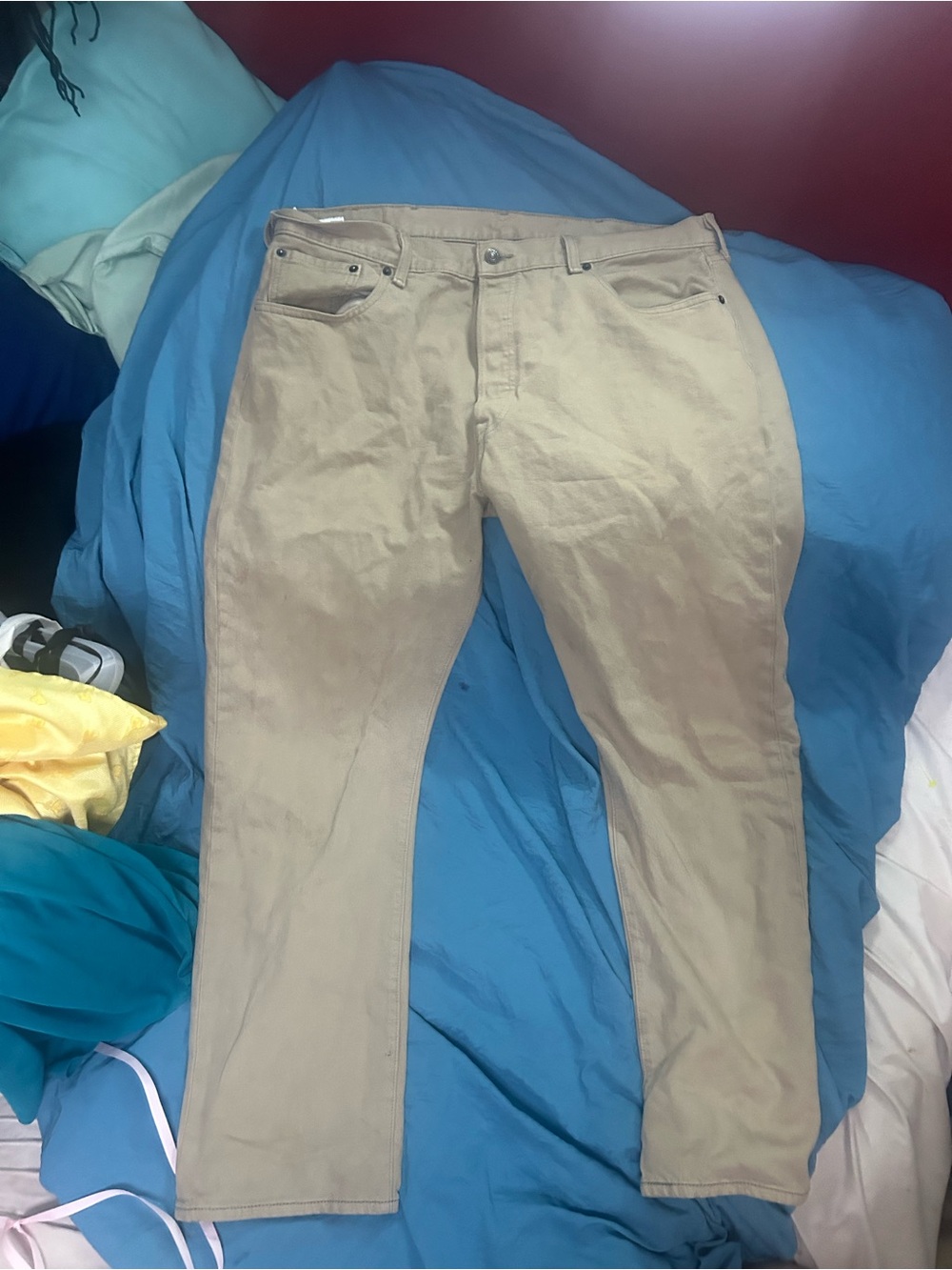 Khaki 501s